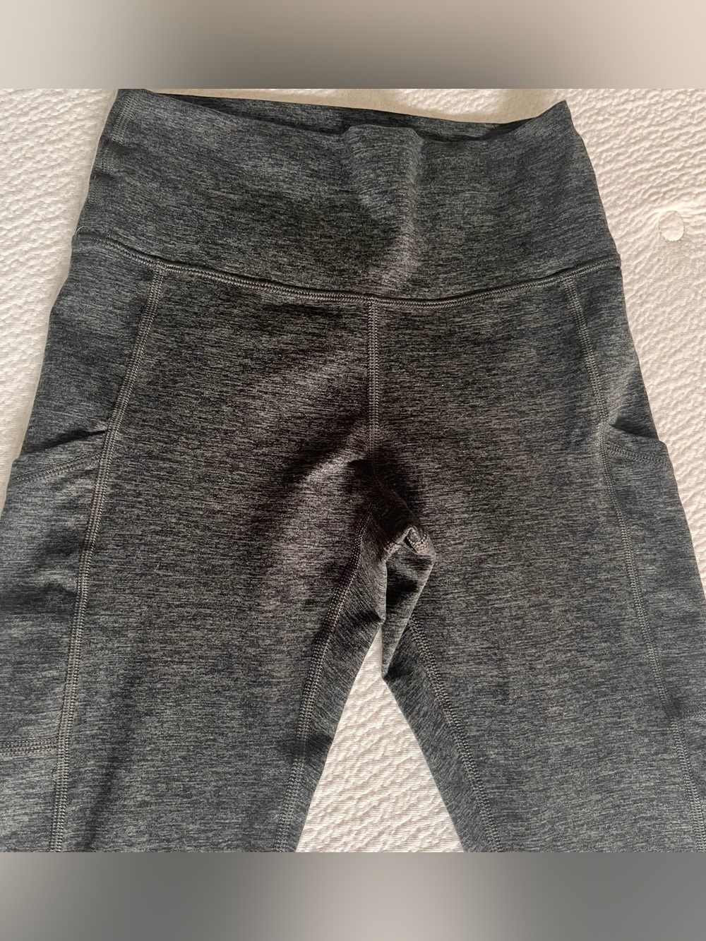 Offline by Aerie High-Waist Active Leggings with pockets in Heather Olive
